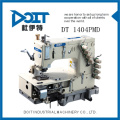 four needle flat-bed double chain stitch sewing machine DT 1404PMD